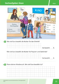 Beispielseite zu 280733: Sachaufgaben lösen – Extra