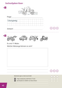 Beispielseite zu 280735: Sachaufgaben lösen