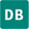 Icon mit den Buchstaben D und B, das im Schulbuch Aufgaben zur Demokratiebildung kennzeichnet