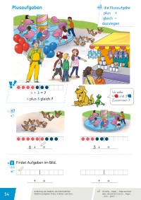 Beispielseite zu 280731: Plusaufgaben – die Plusaufgabe