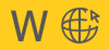 Icon mit dem Buchstaben W und der Illustration einer Weltkugel zur Kennzeichnung von Weblinks